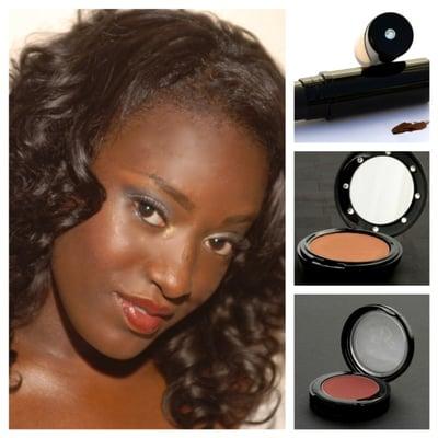 jamocha concealer, dutch chocolate powder, rossette blush