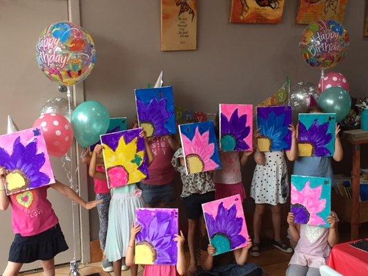 Kids Paint Party Package Available