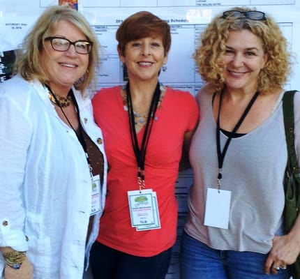 Actor Kathy Forbes, me & dir./co-writer Kim Swink at Temecula Valley Film Festival. Our indie film Valley Inn won 1st Runner-Up