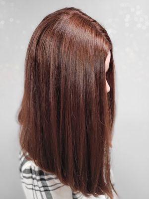 Rich brown copper