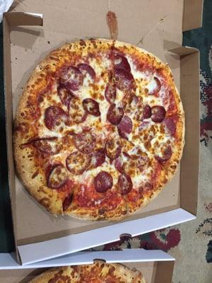 Pepperoni pizza!!! Halal!!