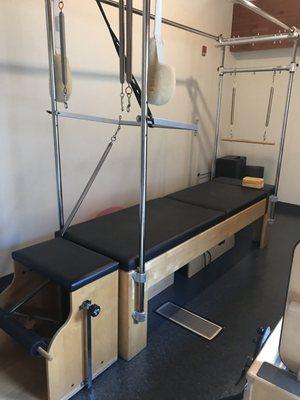 Private Pilates room.