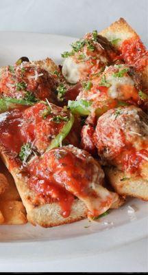 Sicilian Meatball Sandwich