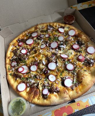 Birria pizza