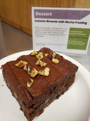 You will go 'nuts' for this rich and indulgent Extreme Brownie with Mocha Frosting!