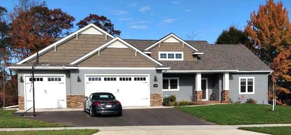 New construction. We installed the siding and roof