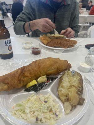 Fried walleye dinner!!