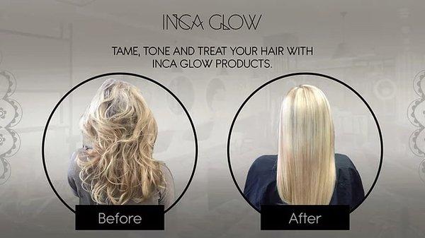 All of our stylists are Inca Glow trained