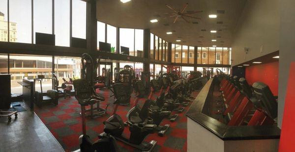 Downstairs cardio section