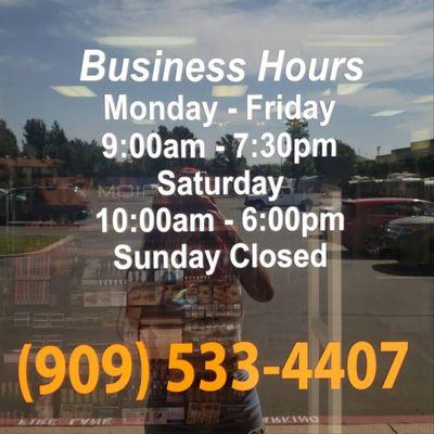 Store hours