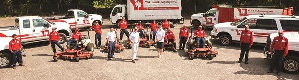 Our Y&L Landscaping crew