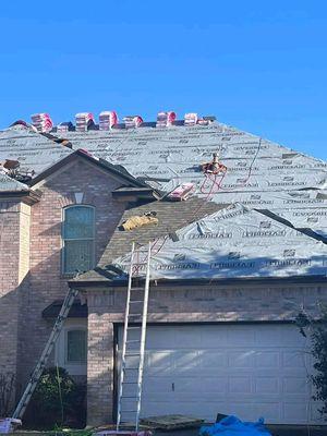 Full roof replacement 50 years warranty