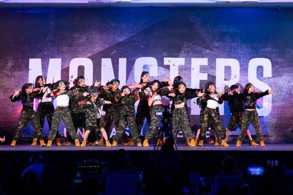 Students' performance at Monsters Hiphop Competition