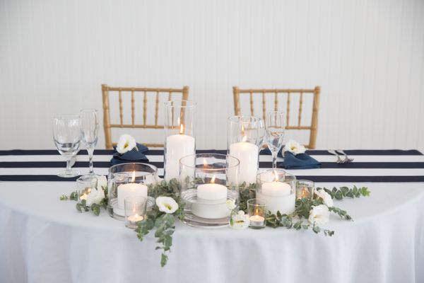 Bride and Groom Table