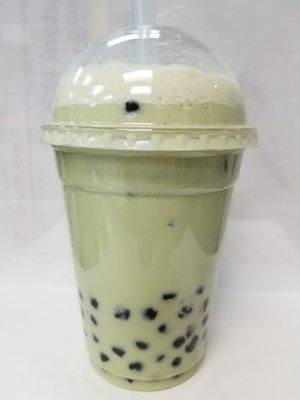 20oz one size bubble tea slushes only $3.99!!! -Green Tea bubble tea slushes!