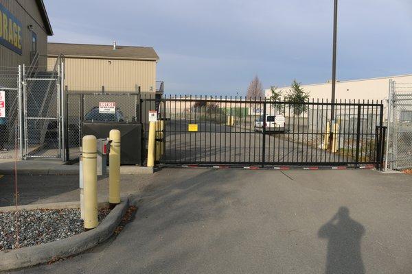 Heavy-Duty Gate with Keypad