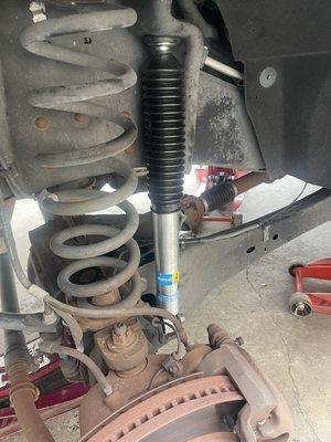 New Beilstein shocks on Ford F250 4 x 4