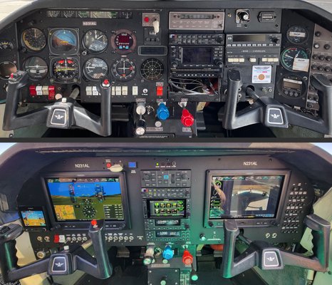 Another beautiful custom panel and installation by Baker Avionics on a Mooney M20K!