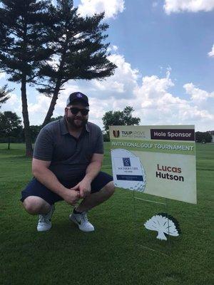 I may not be good at golf but I know how to sponsor an event!