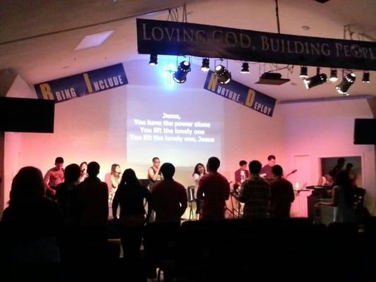 Praise & Worship during youth service (5.3.13)