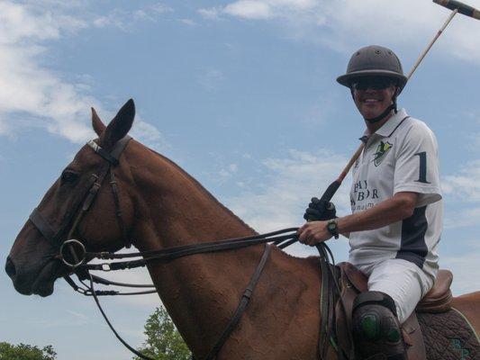 Dr. de Ramon enjoys playing polo on his days off. His love for horses and the game are from his childhood days!