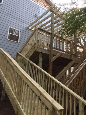 Ramp and Arbor for deck