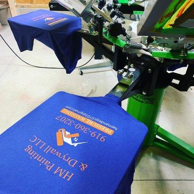 Customs screen printing