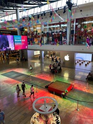 Inside the mall