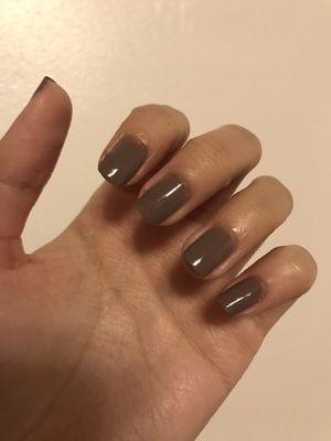 Regular manicure $10