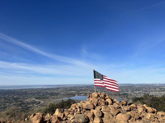 Rewarding view from the top