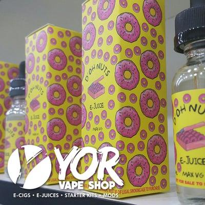 D'ohnuts E-Juice at Yor Vape Shop, Auburn Hills, MI