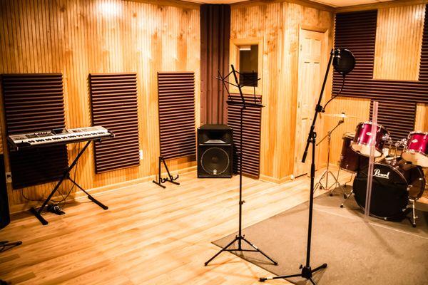 Studio B - Live Band/Large Group Recording Room