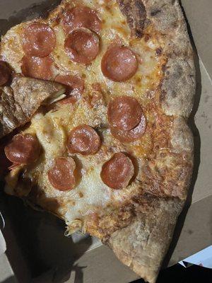 Nasty molded pizza