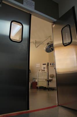 Stainless Steel Traffic Swinging Doors for Hospitals and restaurants. Water Proof and Corrosion Proof. Made in the US.