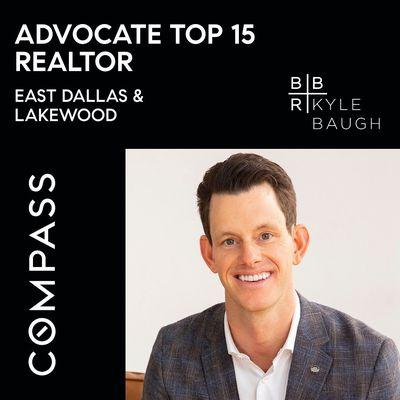 Lakewood Advocate Top 15 Realtor Award