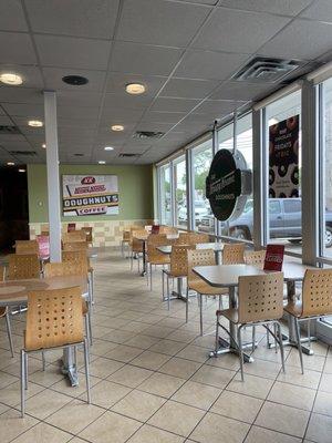 Inside dining area