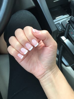 French gel manicure ($30). Amazing as always