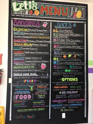 New menu 6/2021