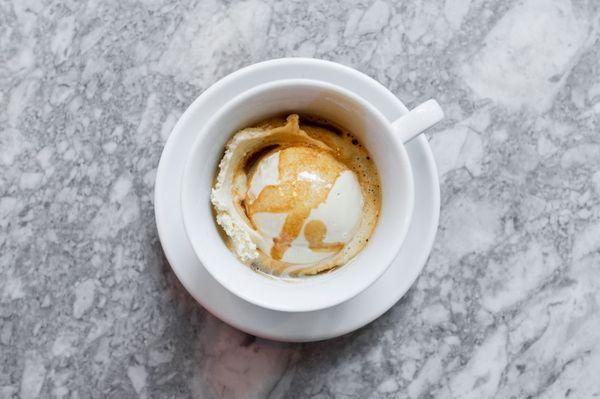 Get an affagato at the coffee bar