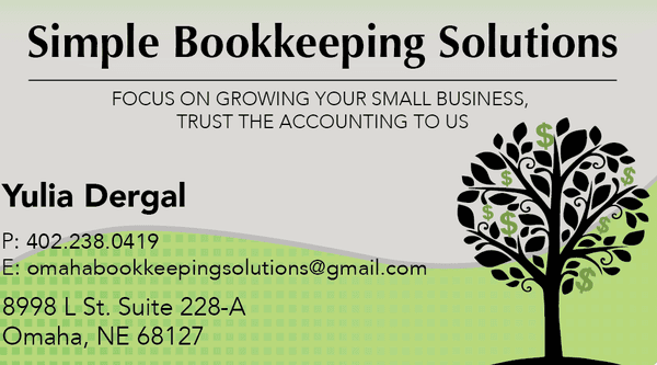 Simple Bookkeeping Solutions Omaha