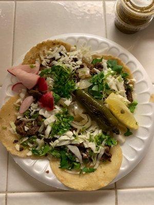 Tacos asada