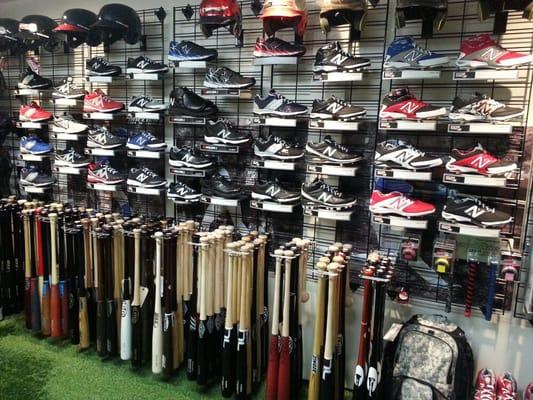 More new balance and wood bats than anyone!