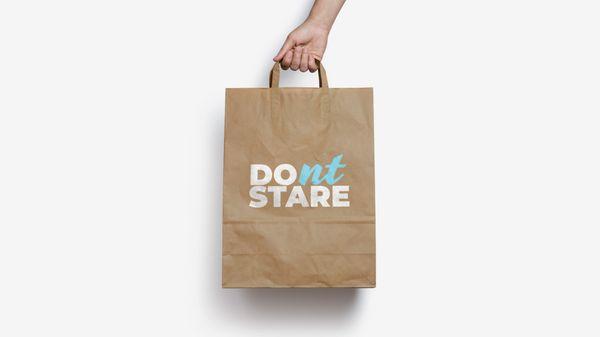 The Don't Stare Retail Brand Identity designed by Crate47