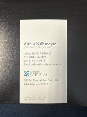 Arthur Nalbandyan - Equity Smart Home Loans