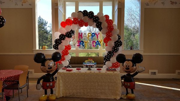 Mickey Mouse theme Balloon Arch