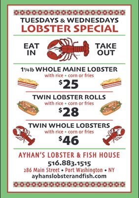 Lobster Specials