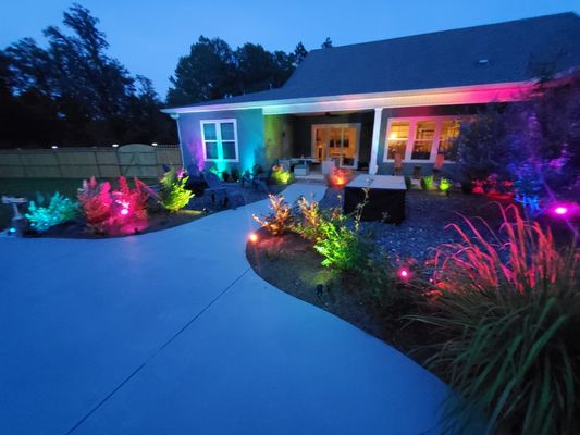 Outdoor garden lighting