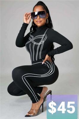 Bodysuit (Black) 

Sizes: S - L