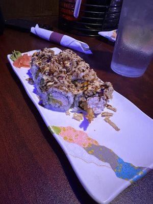 Crunchy Roll not pictured  Rainbow Roll