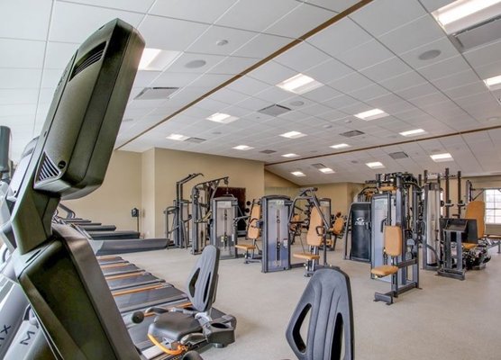 Workout room on 2nd level